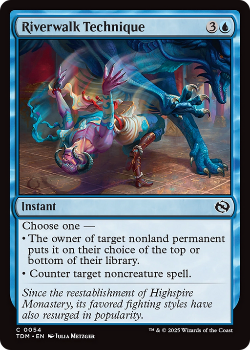 Riverwalk Technique (TDM-054) [Tarkir: Dragonstorm] MTG Single Wizards of the Coast