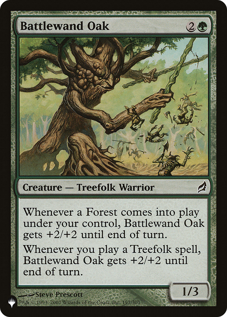 Battlewand Oak (LIST-LRW-197) [Mystery Booster] The List MTG Single Wizards of the Coast