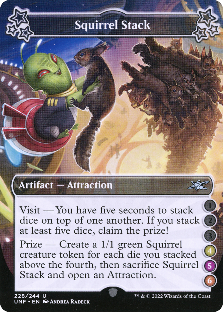 Squirrel Stack (UNF-228F) [Unfinity] Foil MTG Single Wizards of the Coast