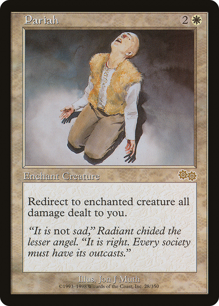 Pariah [Urza's Saga] MTG Single Magic: The Gathering