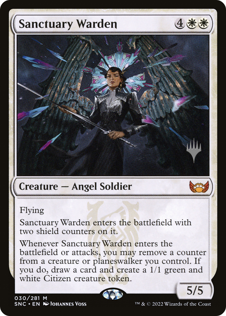Sanctuary Warden (PPSNC-030) [Streets of New Capenna Promos] MTG Single Wizards of the Coast