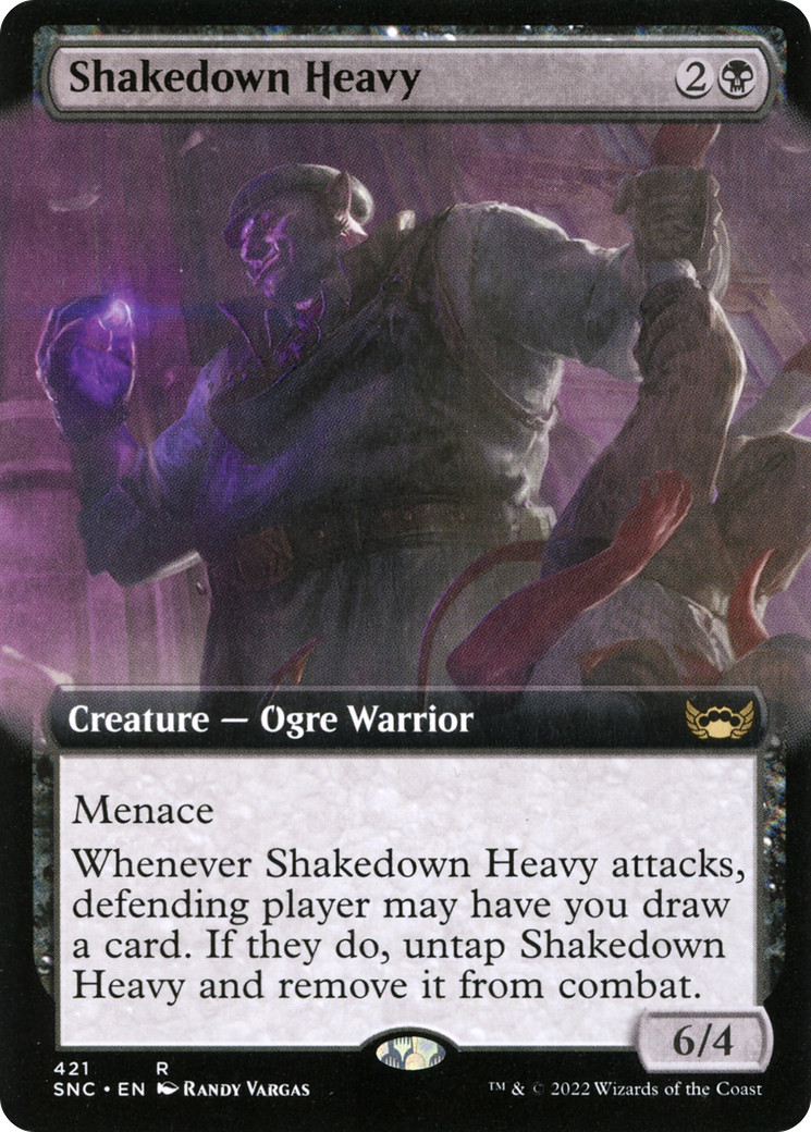 Shakedown Heavy (SNC-421) [Streets of New Capenna] (Extended Art) Foil MTG Single Wizards of the Coast