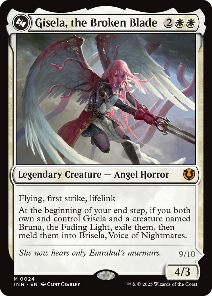 Gisela, the Broken Blade (INR-024) [Innistrad Remastered] MTG Single Wizards of the Coast