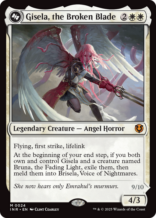 Gisela, the Broken Blade (INR-024) [Innistrad Remastered] Foil MTG Single Wizards of the Coast