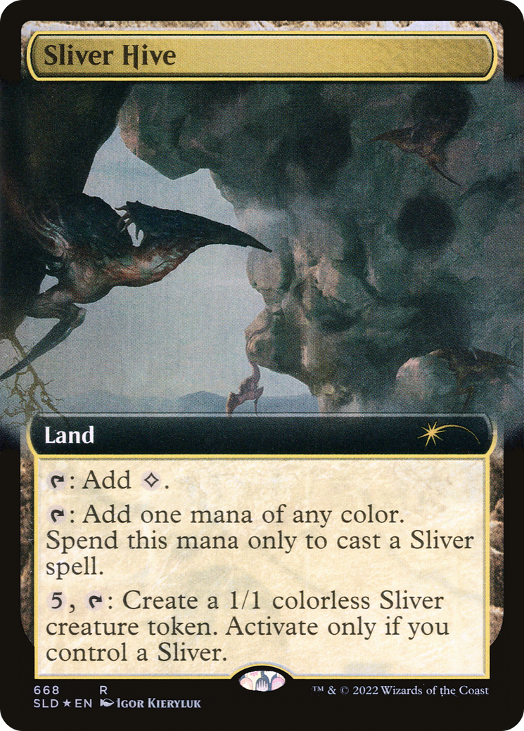 Sliver Hive (SLD-668) [Secret Lair] Drop (Extended Art) Foil MTG Single Wizards of the Coast