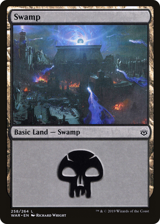 Swamp (258) (WAR-258) [War of the Spark] MTG Single Wizards of the Coast