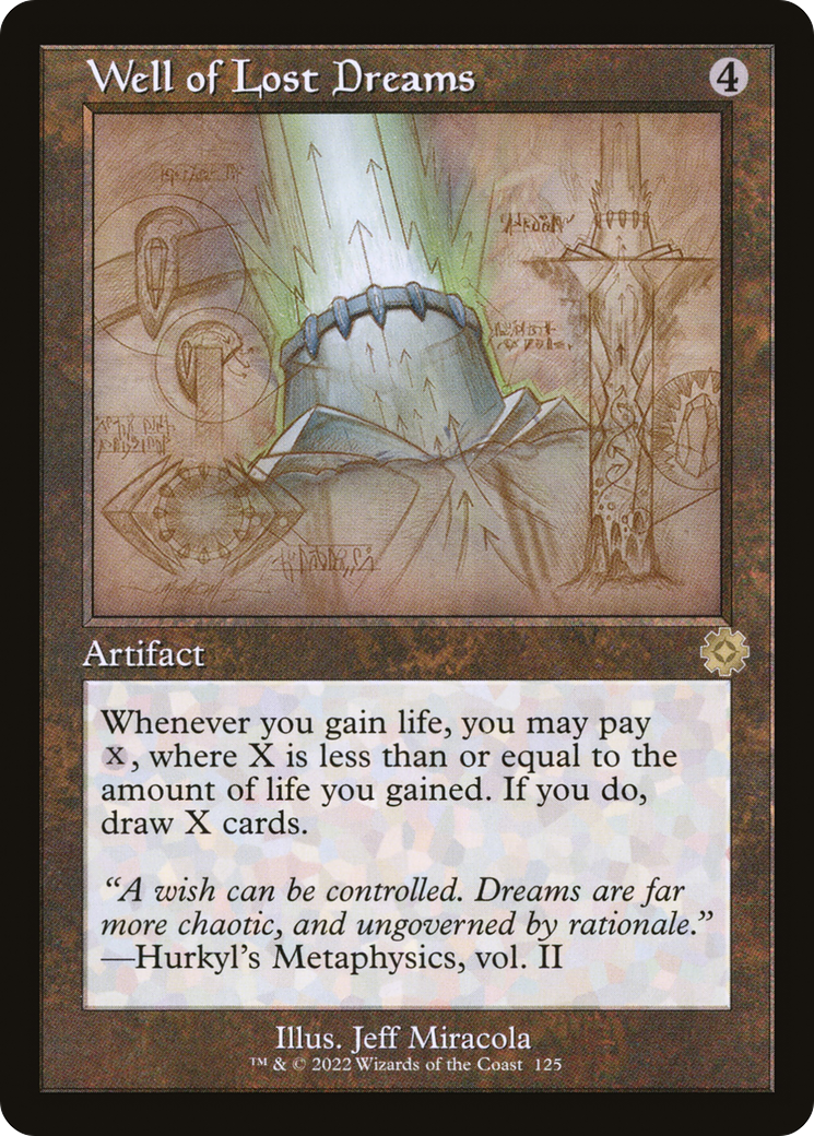 Well of Lost Dreams (BRR-125) [The Brothers' War Retro Artifacts] MTG Single Wizards of the Coast