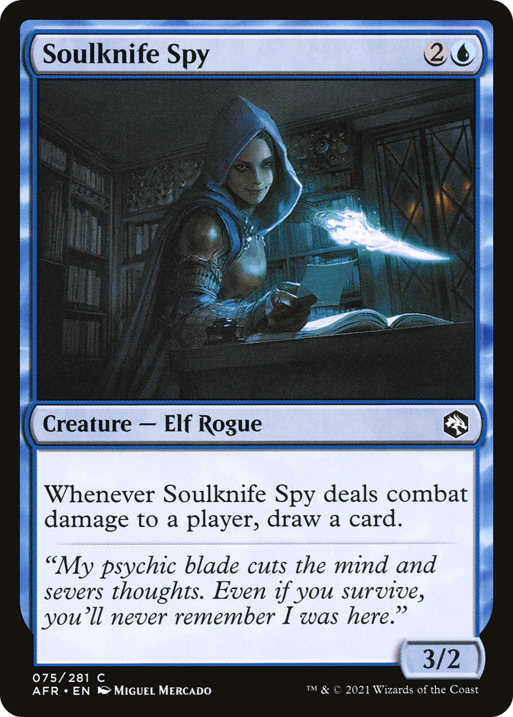 Soulknife Spy (AFR-075) [Adventures in the Forgotten Realms] Foil MTG Single Wizards of the Coast