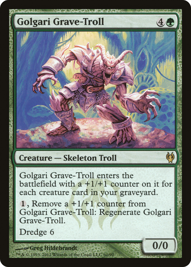 Golgari Grave-Troll (DDJ-060) [Misc] Duel Decks: Izzet vs. Golgari MTG Single Wizards of the Coast