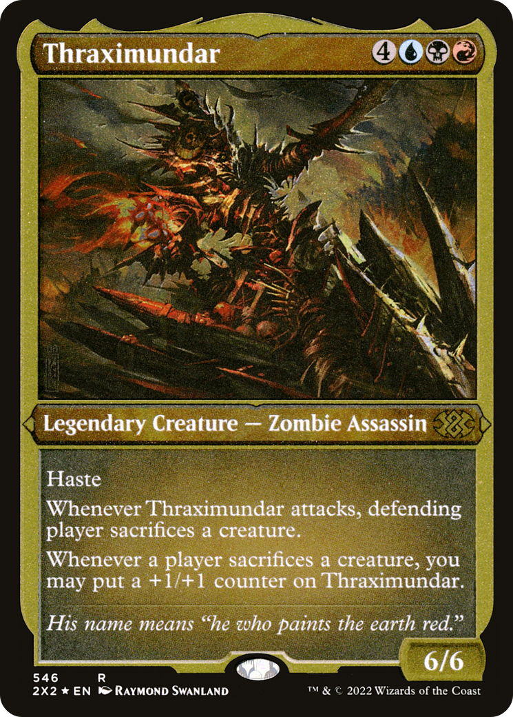 Thraximundar (Foil Etched) (2X2-546) [Double Masters 2022] Foil MTG Single Wizards of the Coast