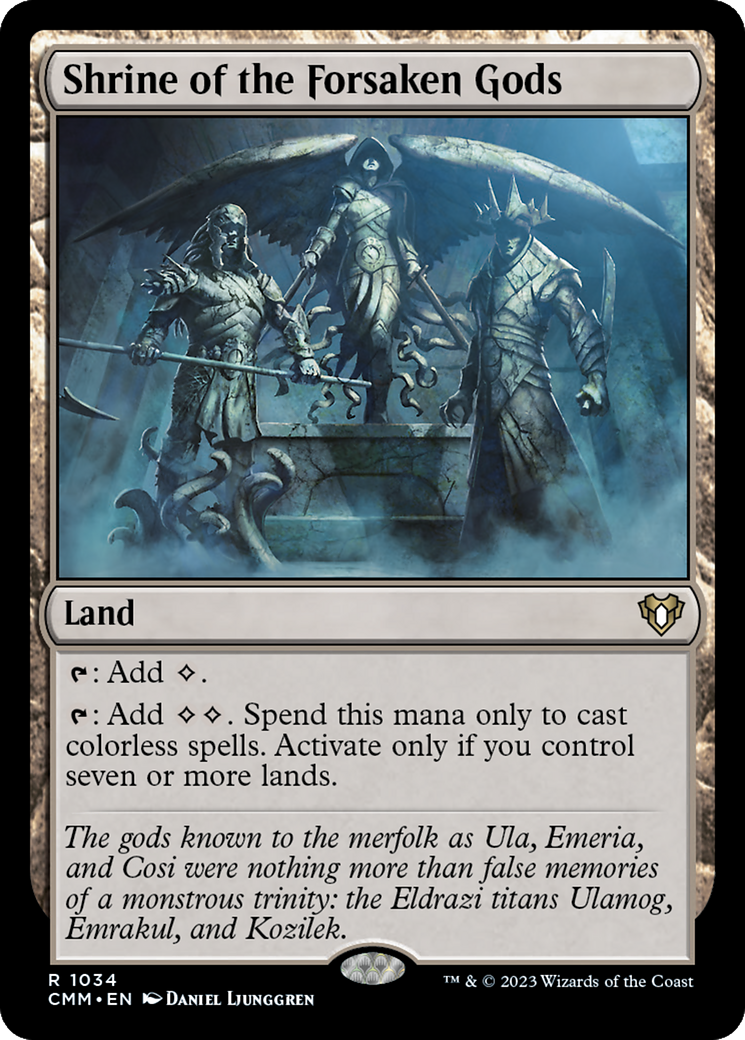 Shrine of the Forsaken Gods (CMM-1034) [Commander Masters] MTG Single Wizards of the Coast
