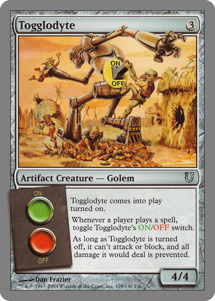 Togglodyte (UNH-129) [Unhinged] Foil MTG Single Wizards of the Coast