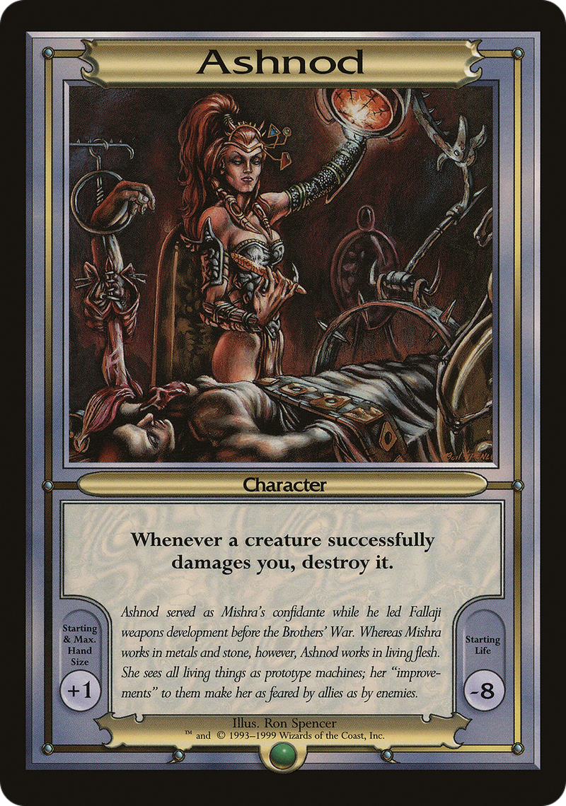 Ashnod (Oversize) (VNG-) [Oversized] Vanguard Series MTG Single Wizards of the Coast