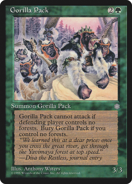 Gorilla Pack (ICE-247) [Ice Age] MTG Single Wizards of the Coast