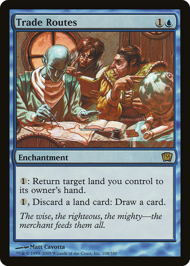 Trade Routes (9ED-108) [Ninth Edition] Foil MTG Single Wizards of the Coast