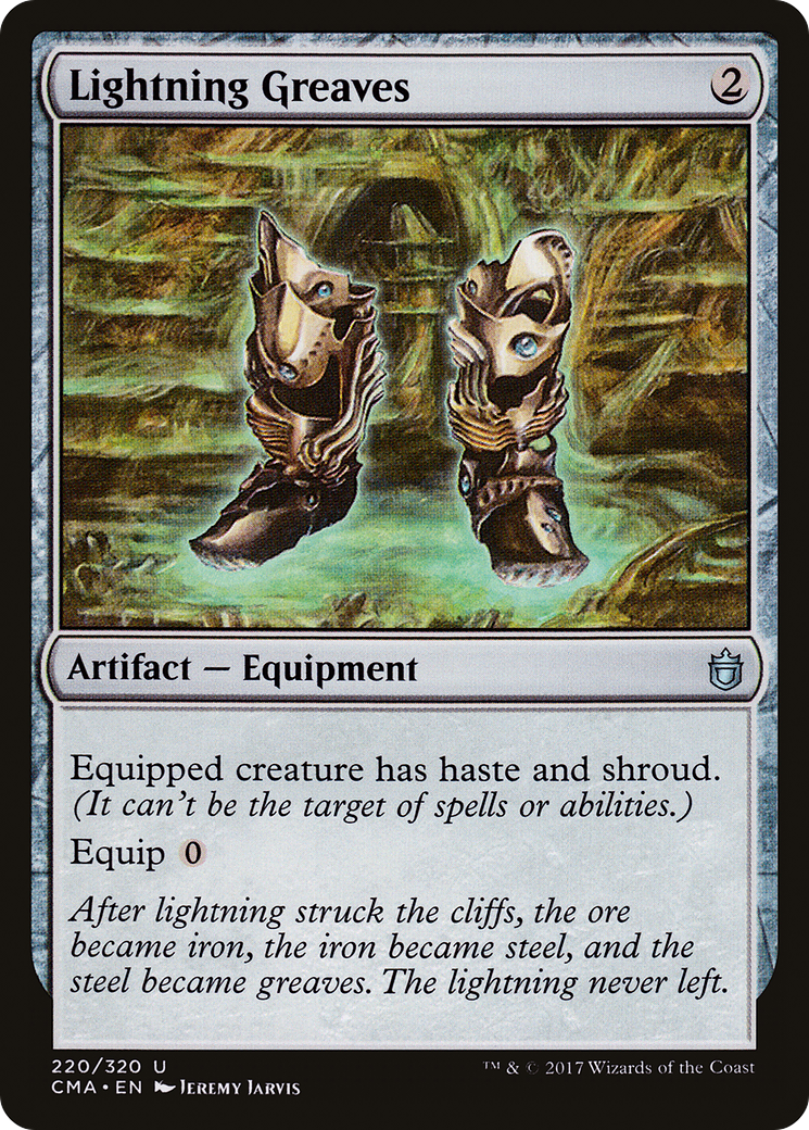 Lightning Greaves (CMA-220) [Commander Anthology] MTG Single Wizards of the Coast