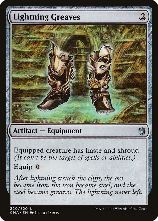 Lightning Greaves (CMA-220) [Commander Anthology] MTG Single Wizards of the Coast