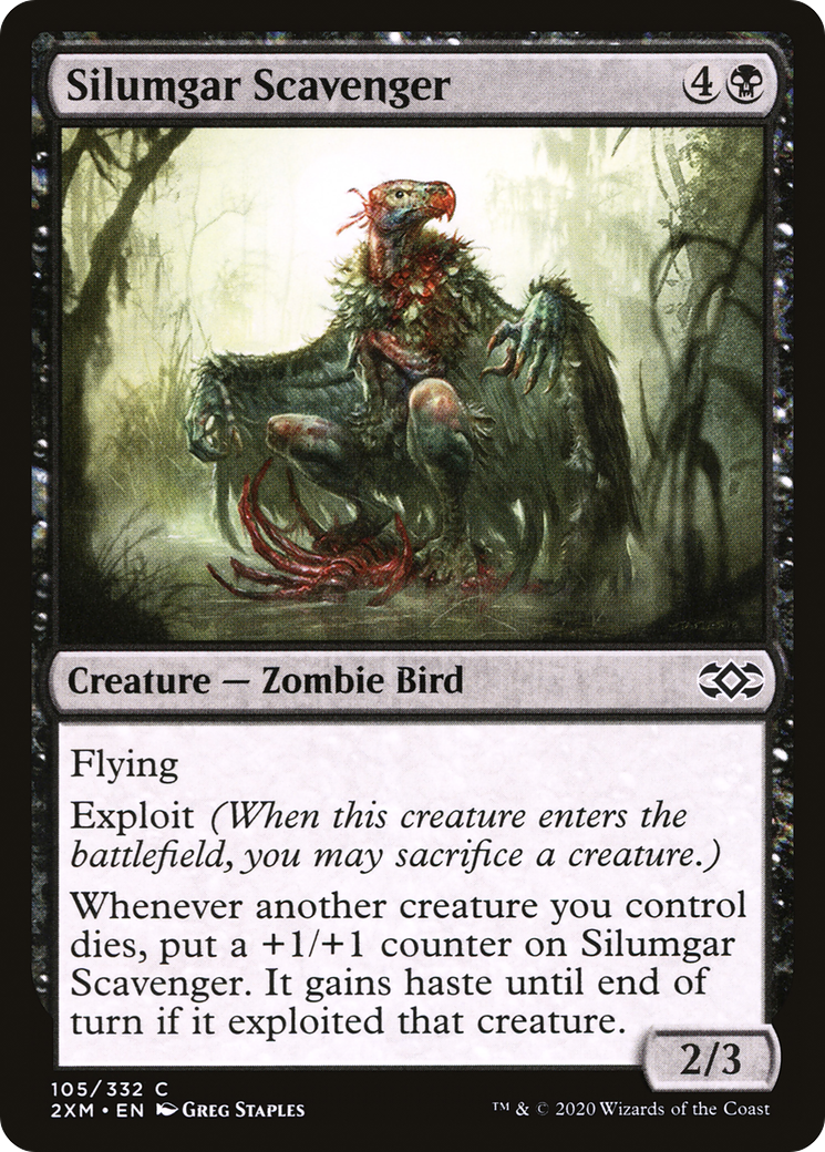 Silumgar Scavenger (2XM-105) [Double Masters] Foil MTG Single Wizards of the Coast
