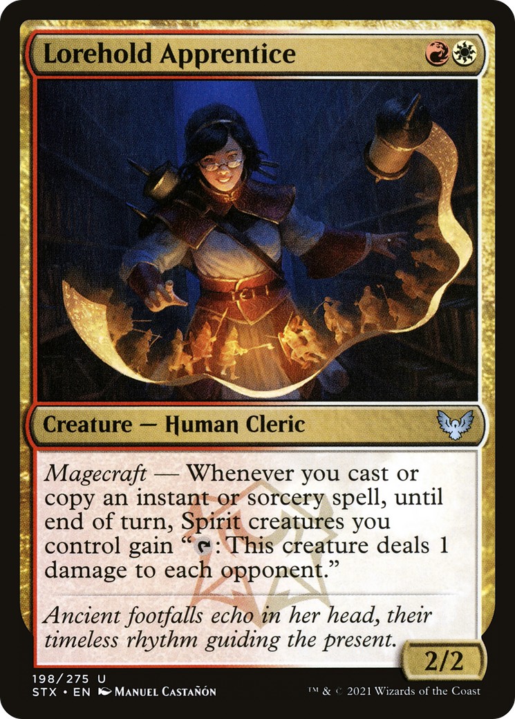 Lorehold Apprentice (STX-198) [Strixhaven: School of Mages] MTG Single Wizards of the Coast