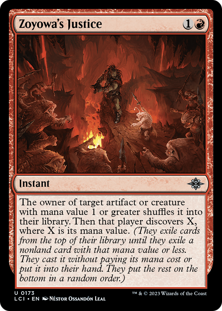 Zoyowa's Justice (LCI-173) [The Lost Caverns of Ixalan] Foil MTG Single Wizards of the Coast