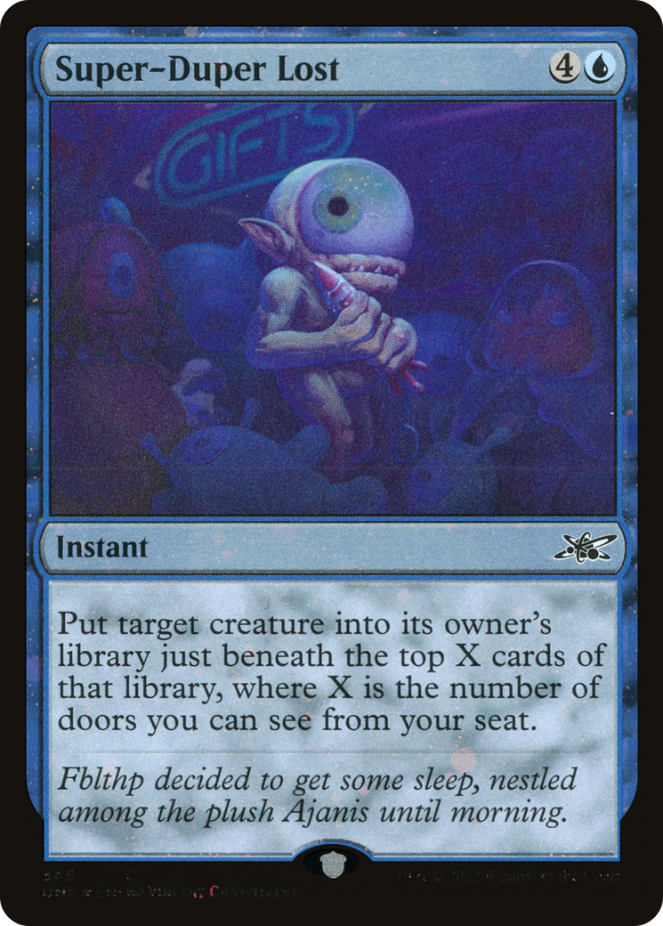 Super-Duper Lost (Galaxy Foil) (UNF-345) [Unfinity] Foil MTG Single Wizards of the Coast