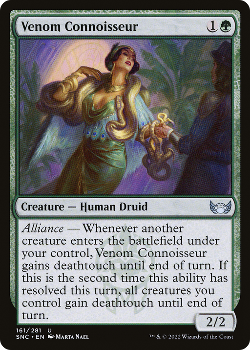 Venom Connoisseur (SNC-161) [Streets of New Capenna] Foil MTG Single Wizards of the Coast