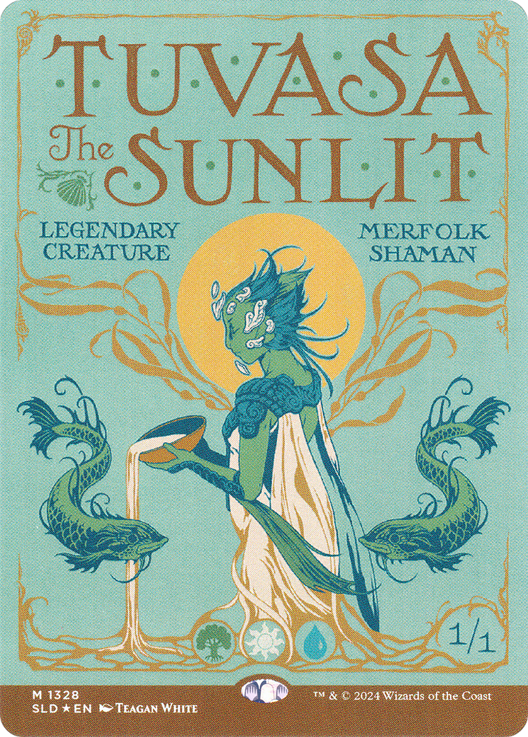 Tuvasa the Sunlit // Tuvasa the Sunlit (SLD-1328) [Secret Lair] Drop (Borderless) Foil MTG Single Wizards of the Coast