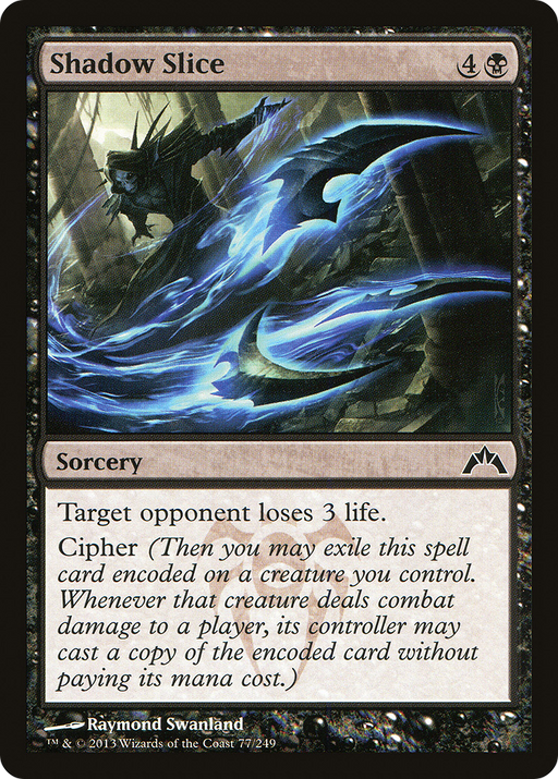 Shadow Slice (GTC-077) [Gatecrash] Foil MTG Single Wizards of the Coast