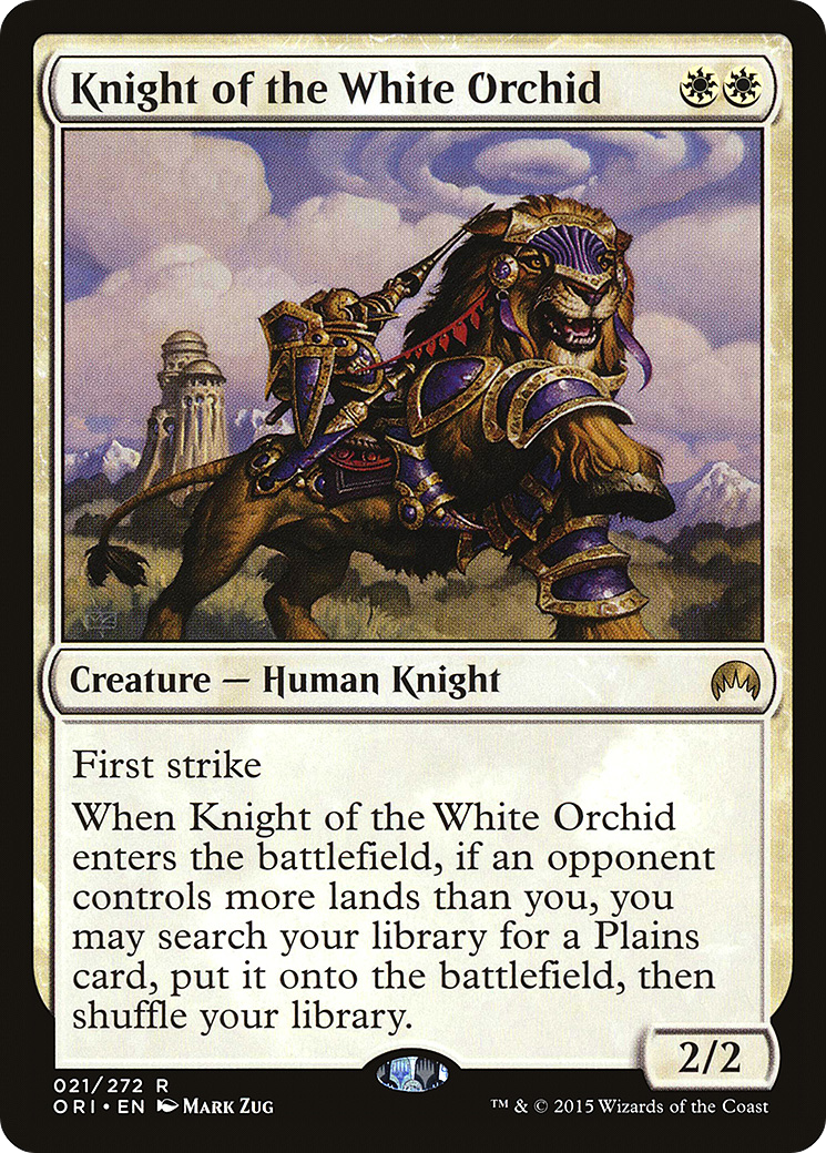 Knight of the White Orchid (ORI-021) [Magic Origins] Foil MTG Single Wizards of the Coast