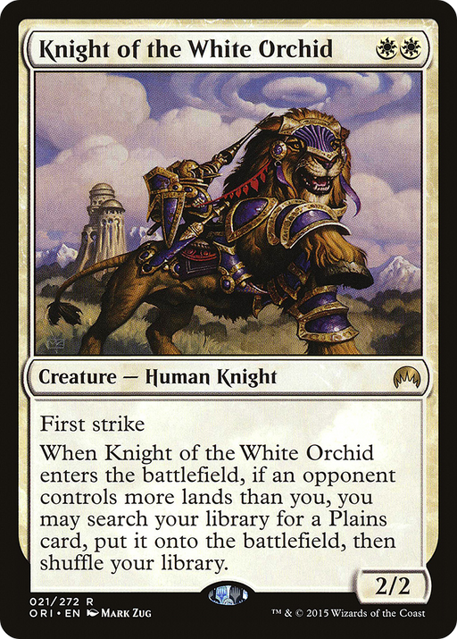 Knight of the White Orchid (ORI-021) [Magic Origins] Foil MTG Single Wizards of the Coast
