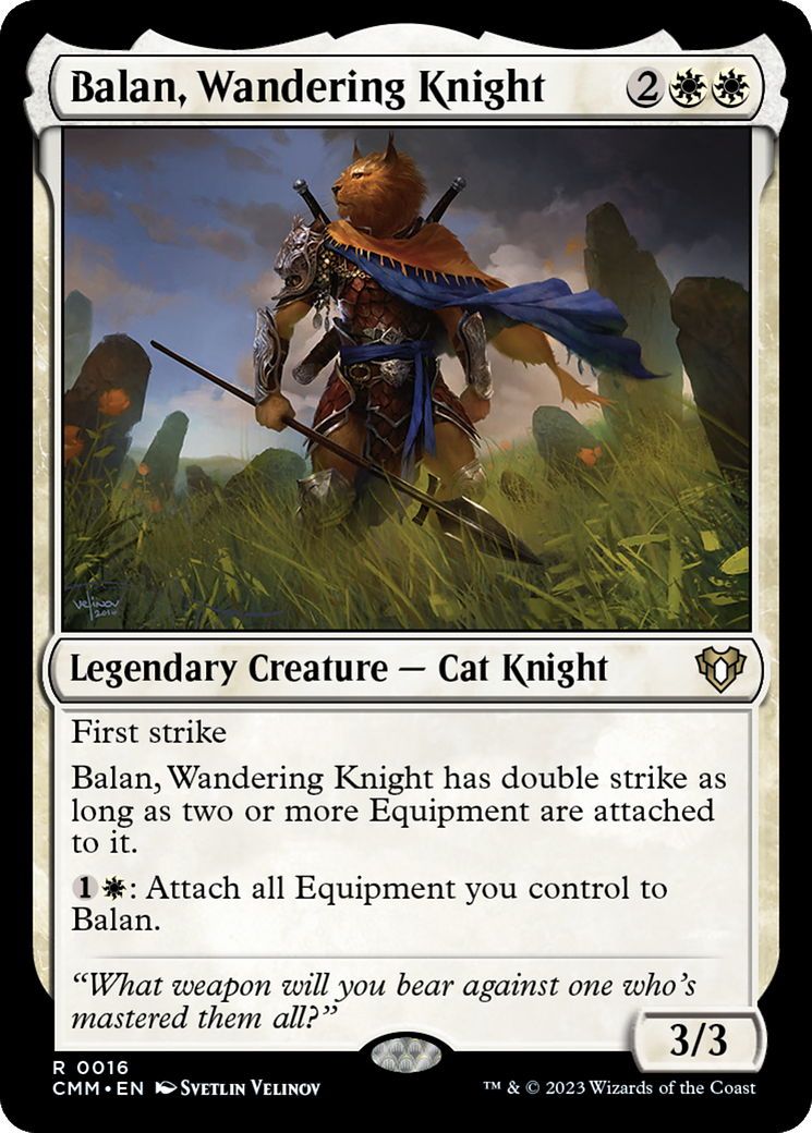 Balan, Wandering Knight (CMM-016) [Commander Masters] MTG Single Wizards of the Coast