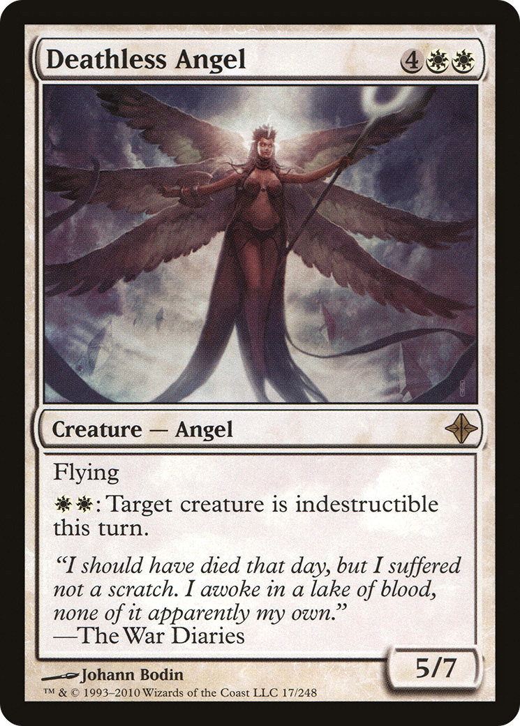 Deathless Angel [Rise of the Eldrazi] MTG Single Magic: The Gathering