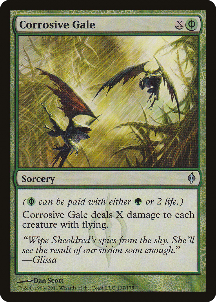 Corrosive Gale (NPH-107) [New Phyrexia] Foil MTG Single Wizards of the Coast
