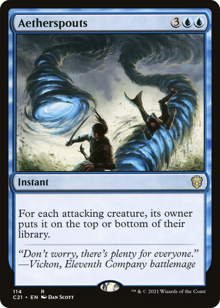 Aetherspouts (C21-114) [Commander 2021] MTG Single Wizards of the Coast