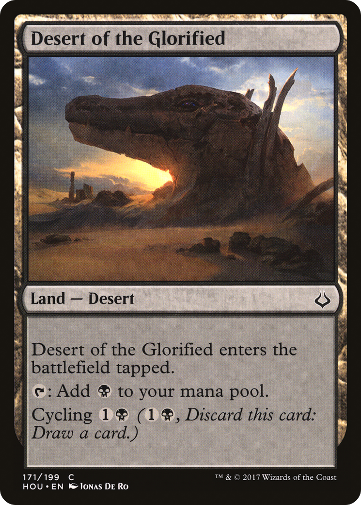 Desert of the Glorified (HOU-171) [Hour of Devastation] MTG Single Wizards of the Coast