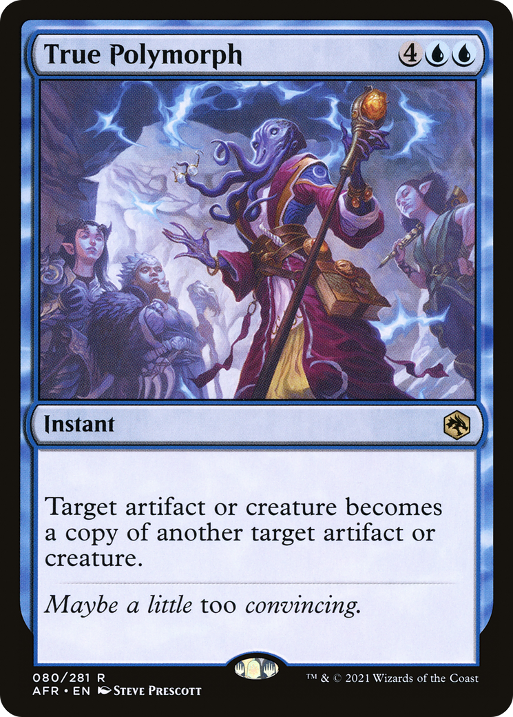 True Polymorph (AFR-080) [Adventures in the Forgotten Realms] MTG Single Wizards of the Coast