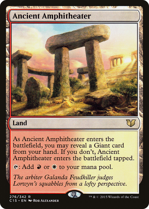 Ancient Amphitheater (C15-276) [Commander 2015] MTG Single Wizards of the Coast