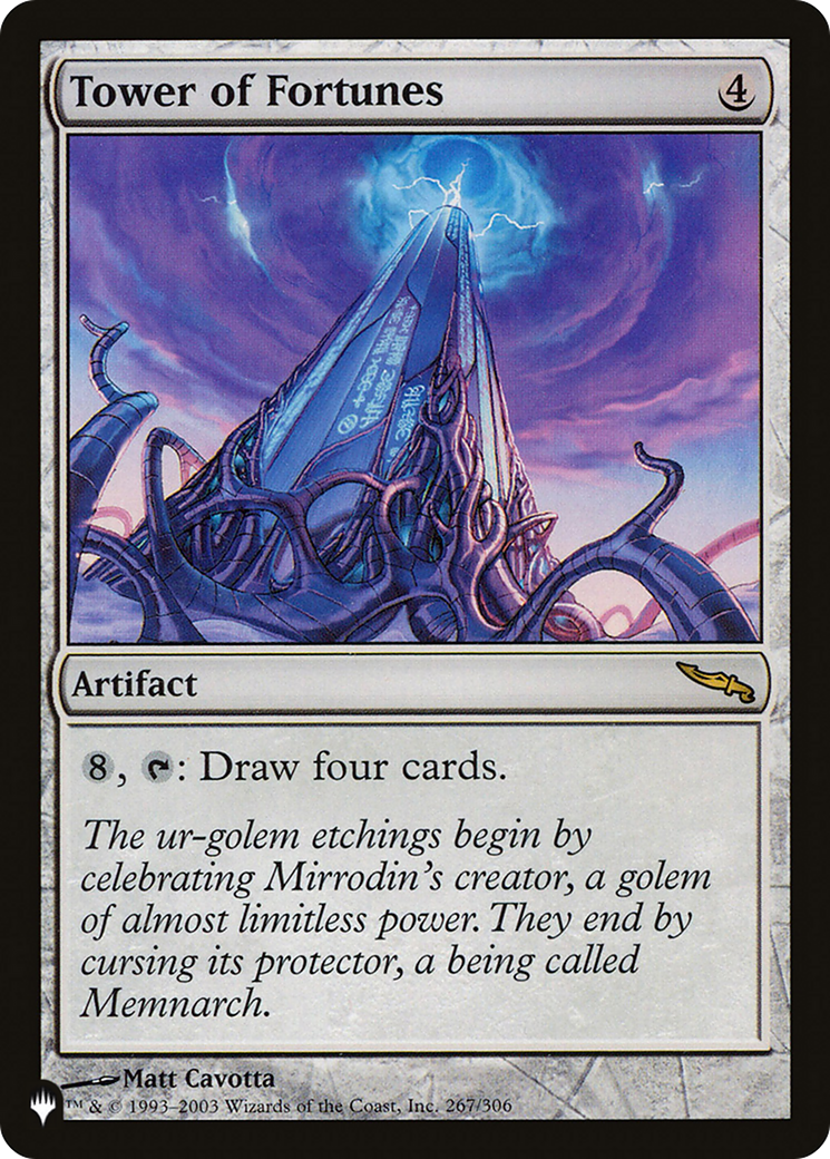 Tower of Fortunes (LIST-267/306) [Mystery Booster] The List MTG Single Wizards of the Coast