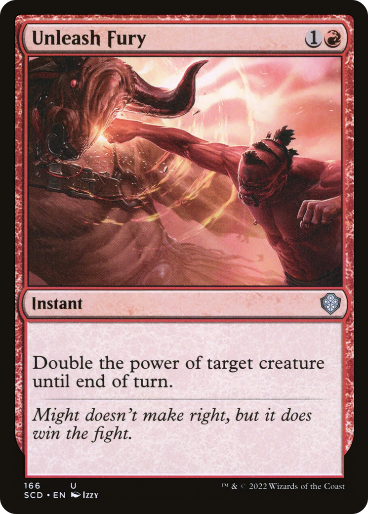 Unleash Fury (SCD-166) [Starter Commander Decks] MTG Single Wizards of the Coast