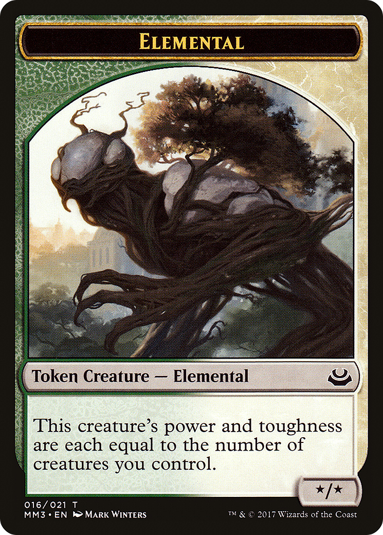 Elemental (MM3-016) [Tokens] Modern Masters 2017 Tokens MTG Single Wizards of the Coast