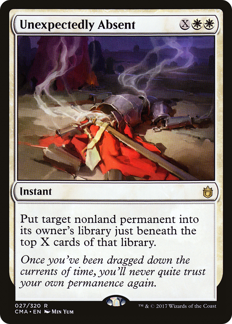 Unexpectedly Absent (CMA-027) [Commander Anthology] MTG Single Wizards of the Coast