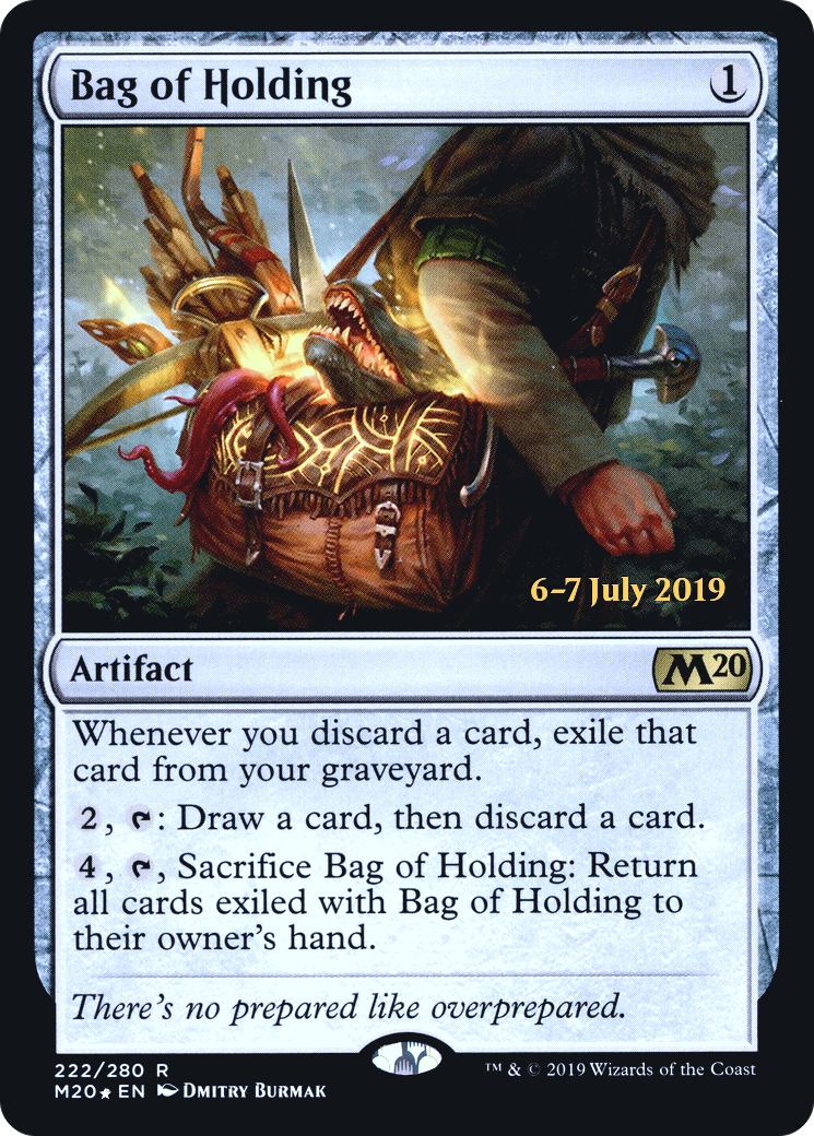 Bag of Holding (PRE-222) [Core Set 2020 Promos] Foil MTG Single Wizards of the Coast