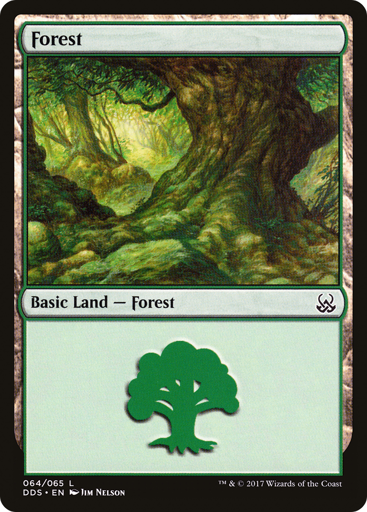 Forest (64) [Duel Decks: Mind vs. Might] MTG Single Magic: The Gathering