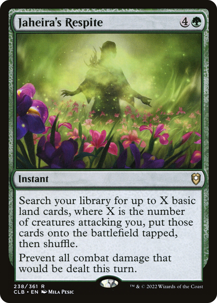 Jaheira's Respite (CLB-238) [Commander Legends: Battle for Baldur's Gate] Foil MTG Single Wizards of the Coast