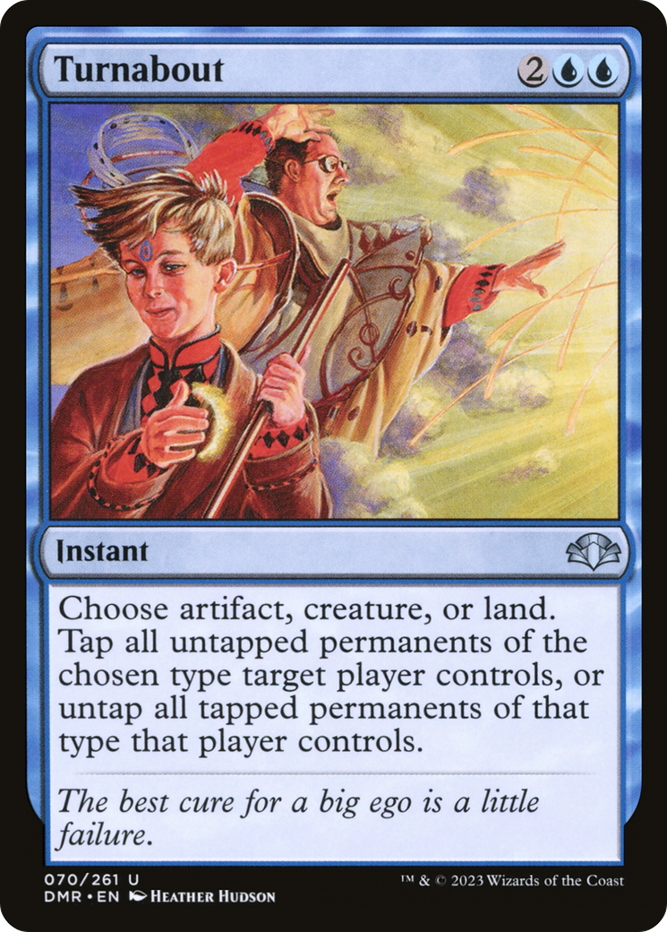Turnabout (DMR-070) [Dominaria Remastered] Foil MTG Single Wizards of the Coast