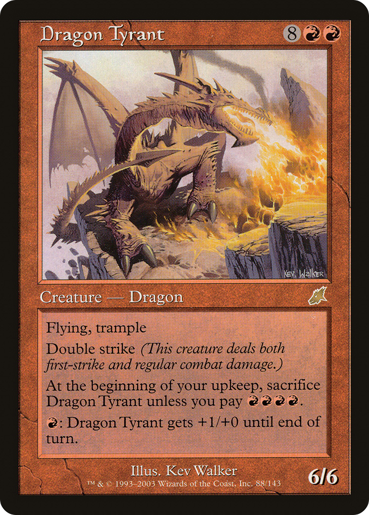 Dragon Tyrant [Scourge] MTG Single Magic: The Gathering