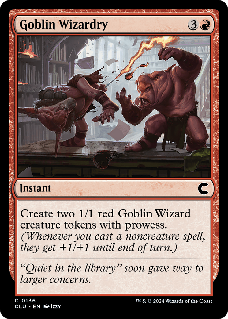 Goblin Wizardry (CLU-136) [Ravnica: Clue Edition] MTG Single Wizards of the Coast