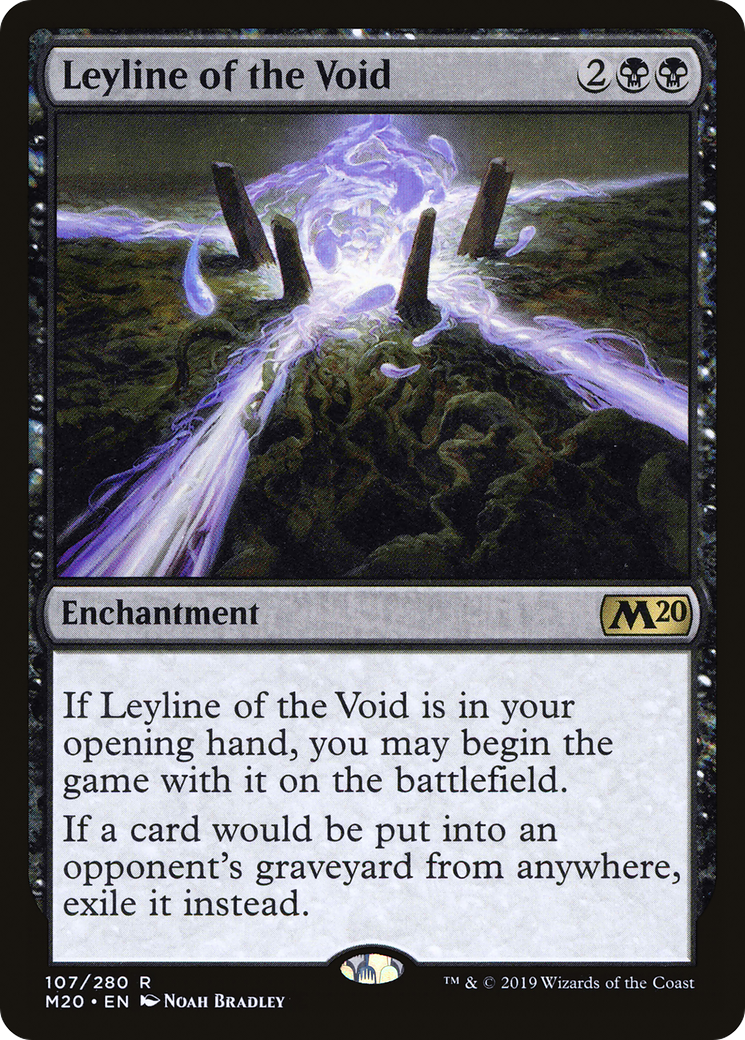 Leyline of the Void (M20-107) [Core Set 2020] Foil MTG Single Wizards of the Coast