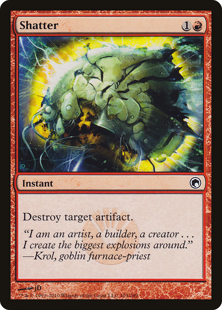 Shatter (SOM-103) [Scars of Mirrodin] MTG Single Wizards of the Coast