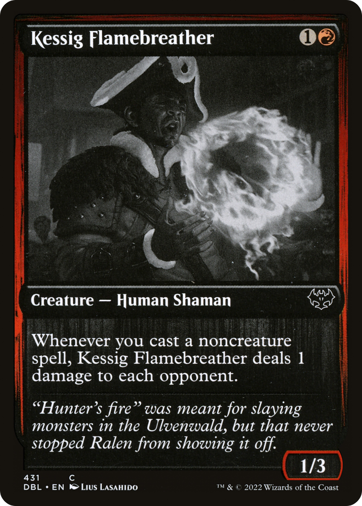 Kessig Flamebreather (DBL-431) [Innistrad: Double Feature] Foil MTG Single Wizards of the Coast